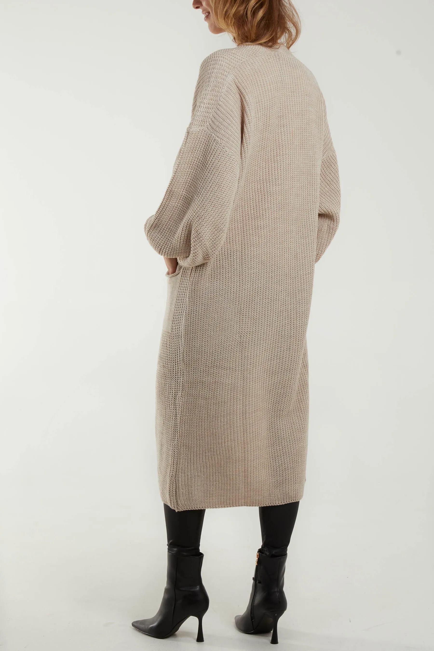 Chunky Knit Longline Cardigan