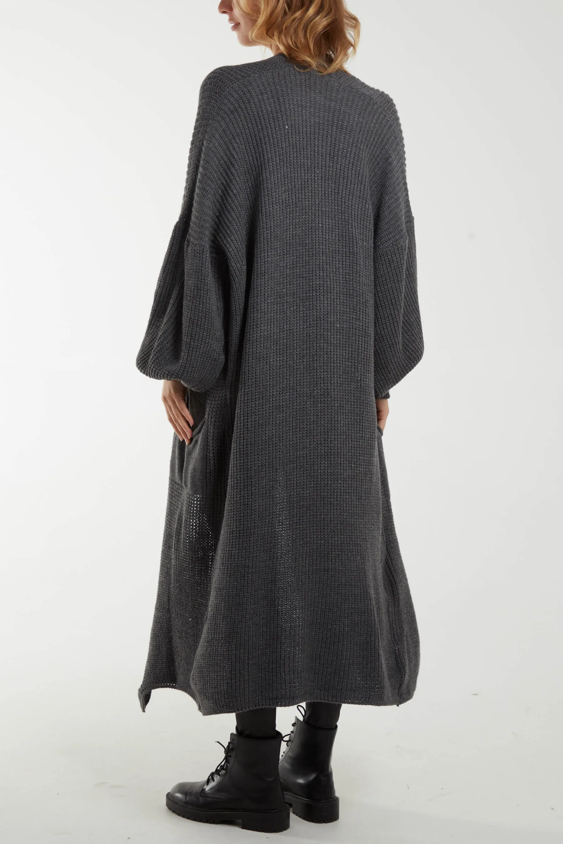 Chunky Knit Longline Cardigan