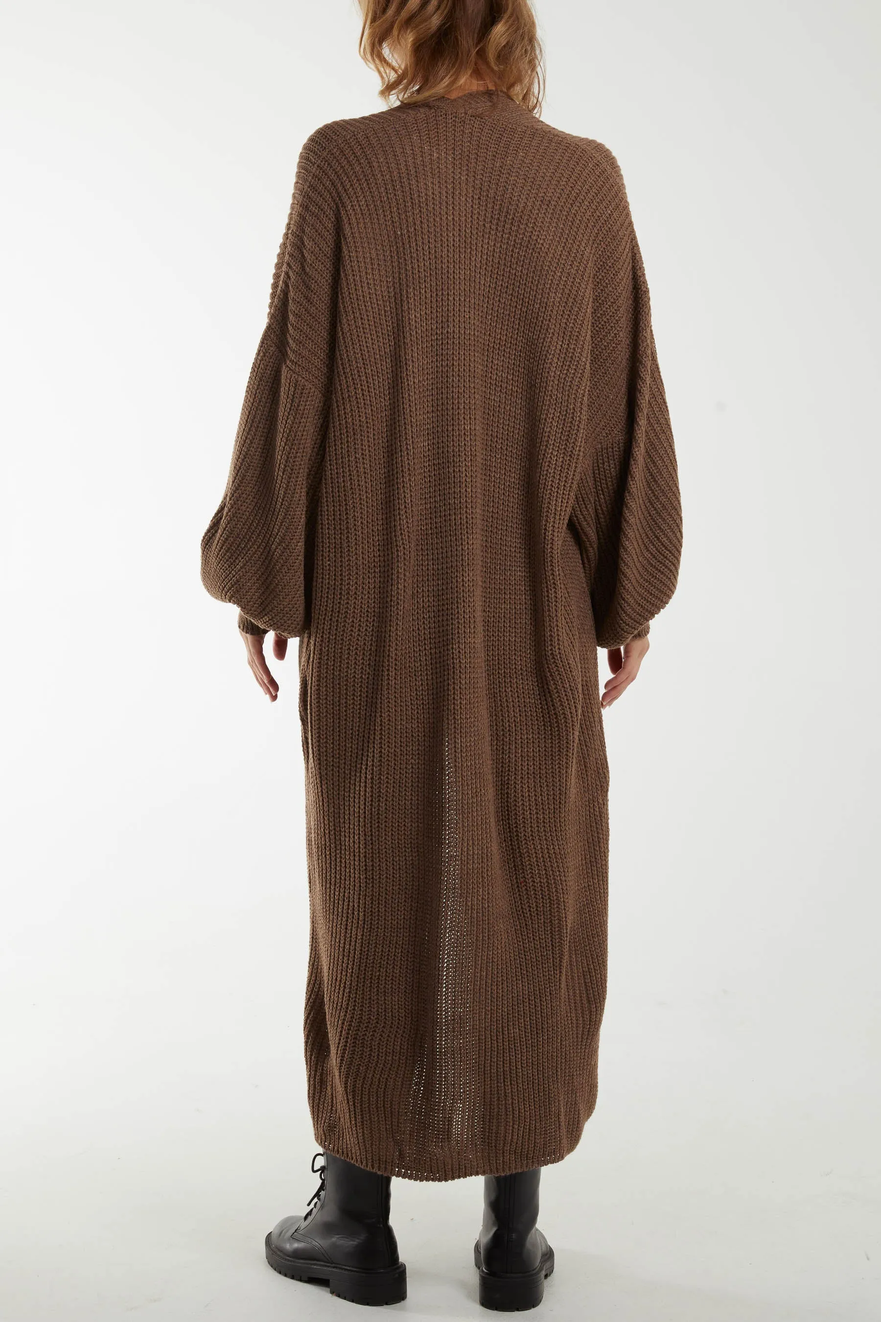 Chunky Knit Longline Cardigan