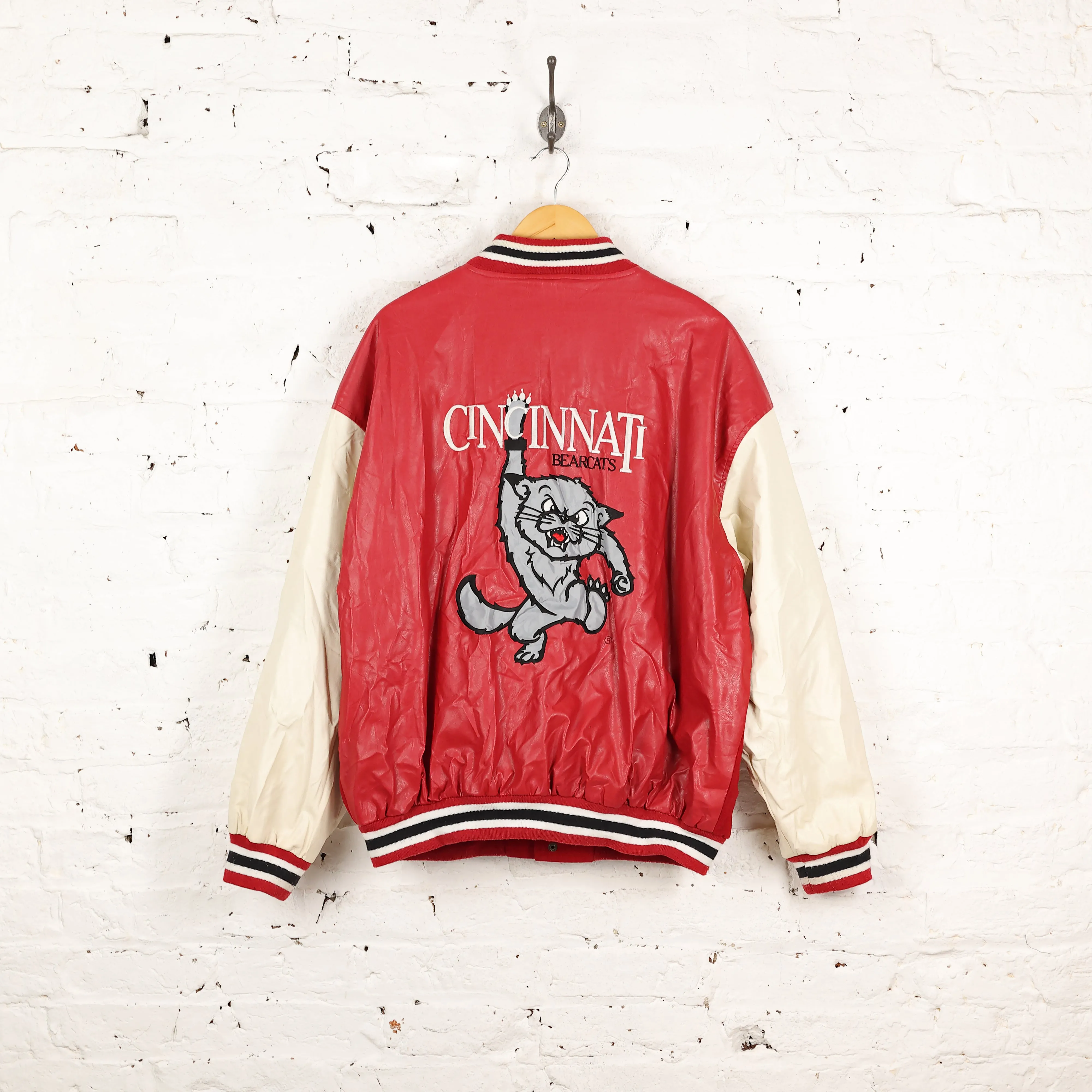 Cincinnati Bearcats Varsity Bomber Jacket - Red - XL