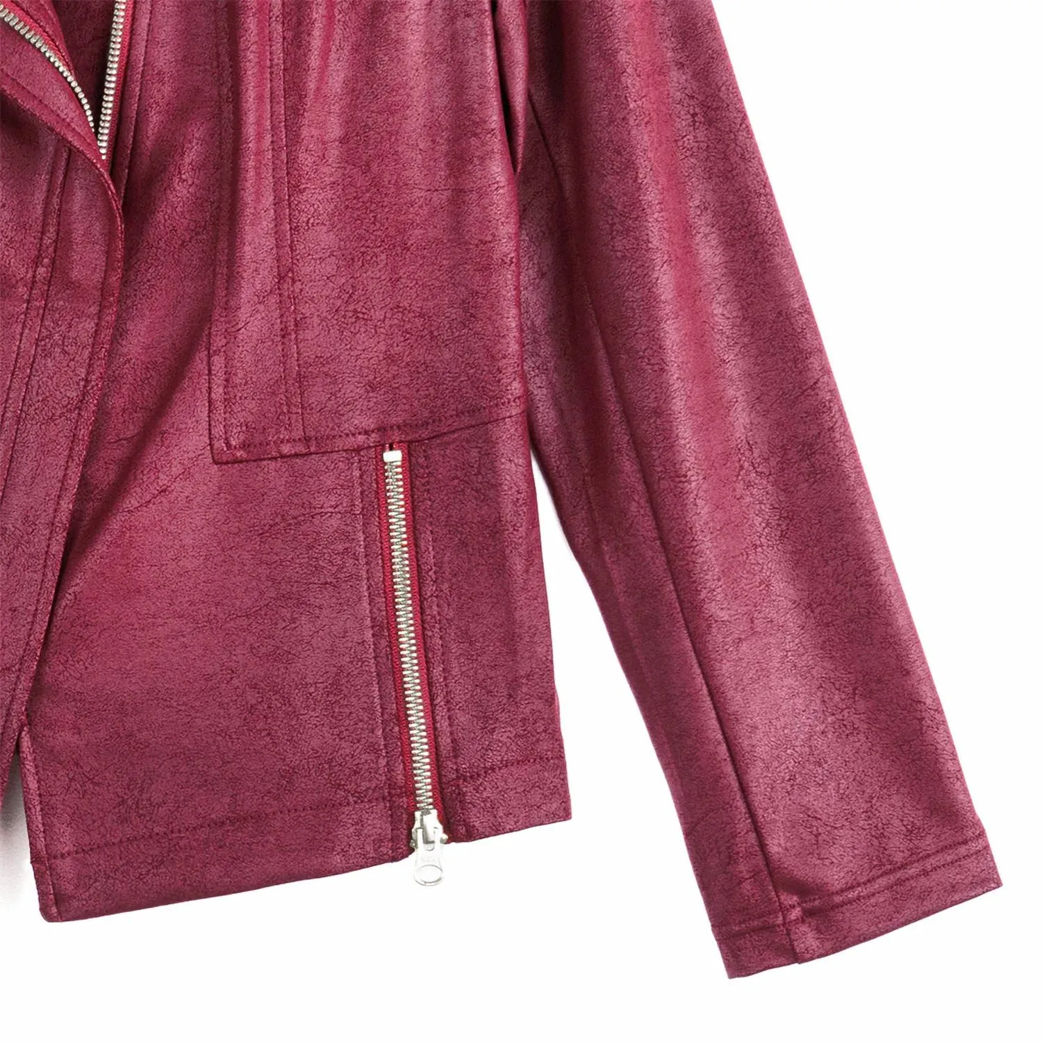 Clara Sun Woo - Leather Jacket With Hem Zip