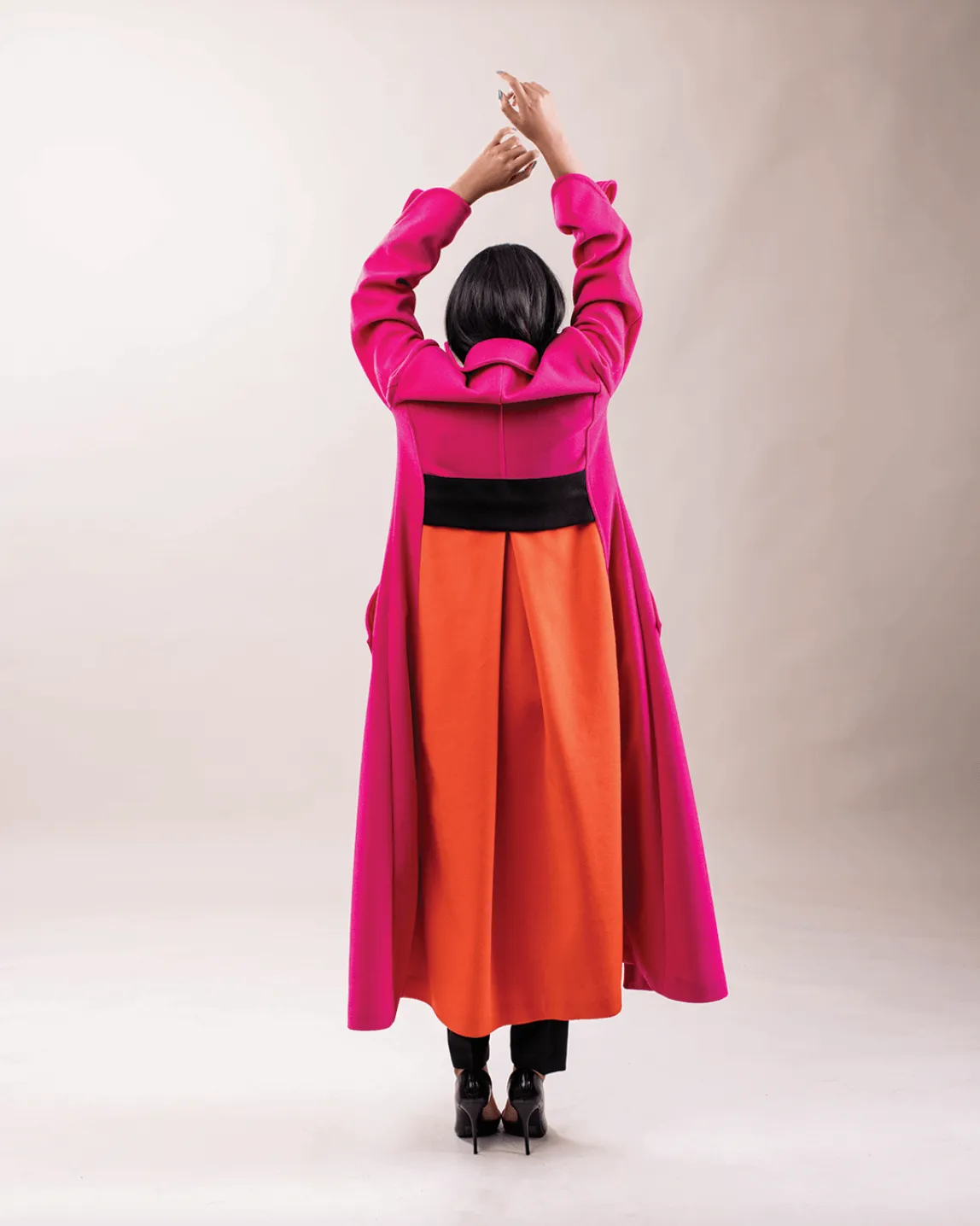 Color Block Coat