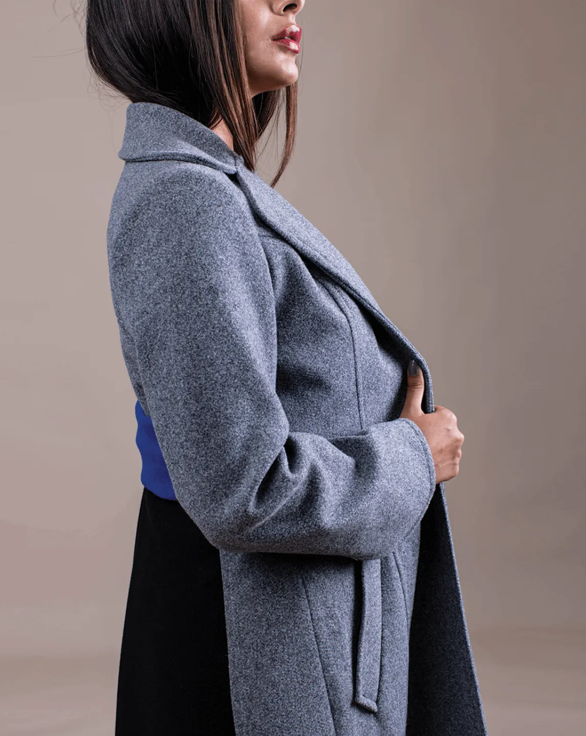 Color Block Coat