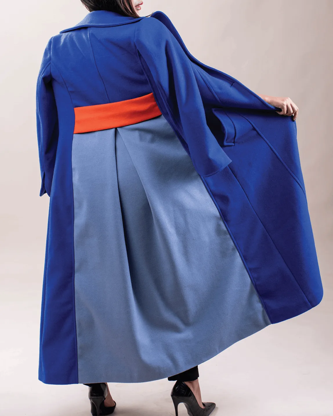 Color Block Coat