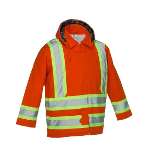 Cotton Canvas Insulated Safety Parka