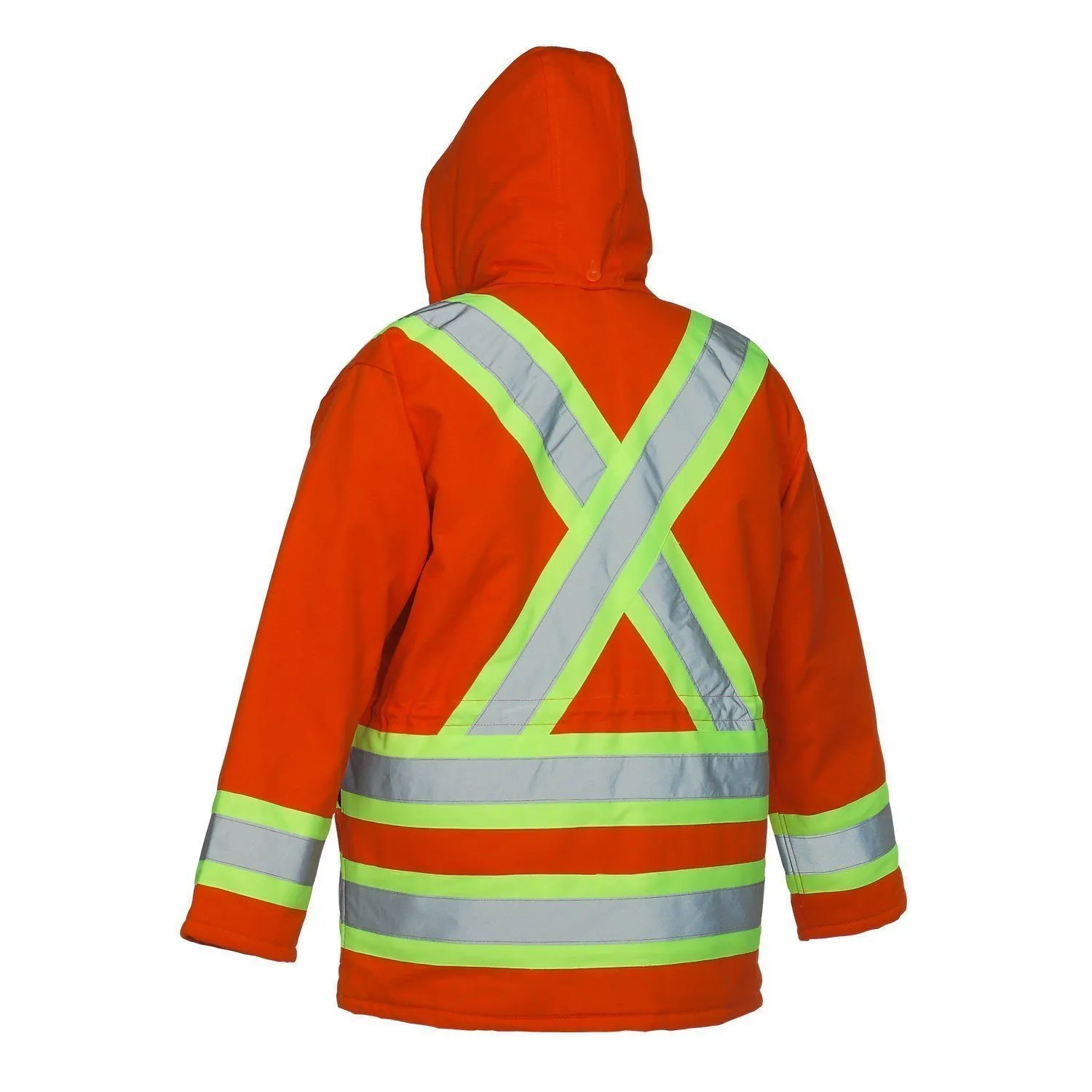 Cotton Canvas Insulated Safety Parka