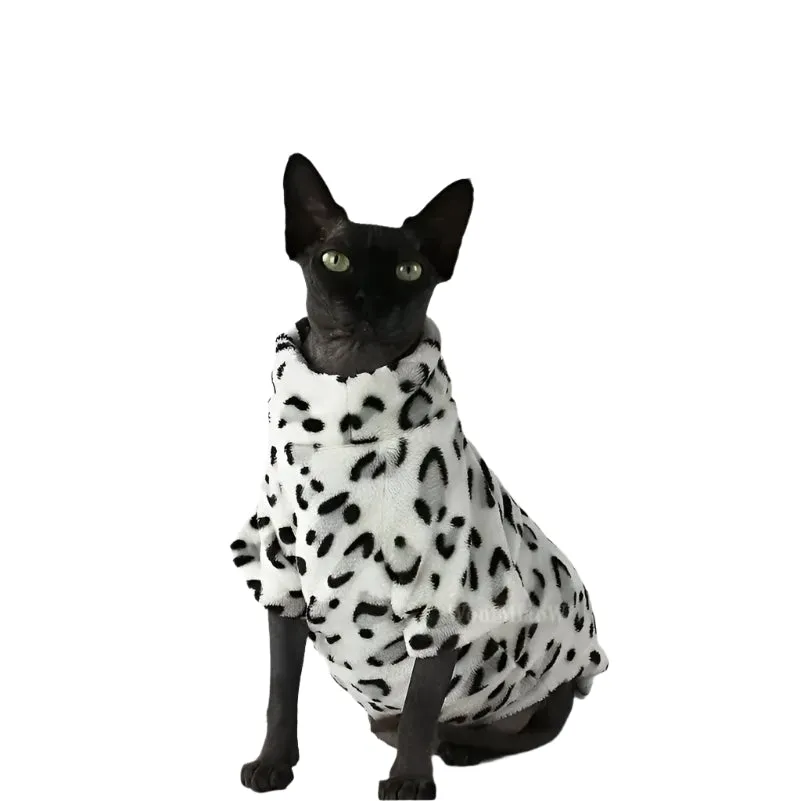 Cozy Double-Sided Fleece Sweater for Hairless Cats