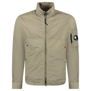 CP COMPANY TAYLON L LENS BOMBER JACKET BEIGE