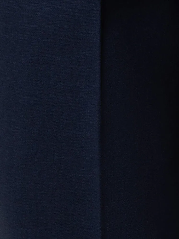 Cropped Tapered Wool Double-Face Pants