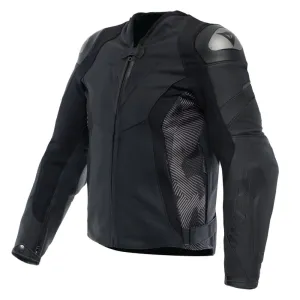 Dainese Avro 5 Leather Jacket Black / Anthracite