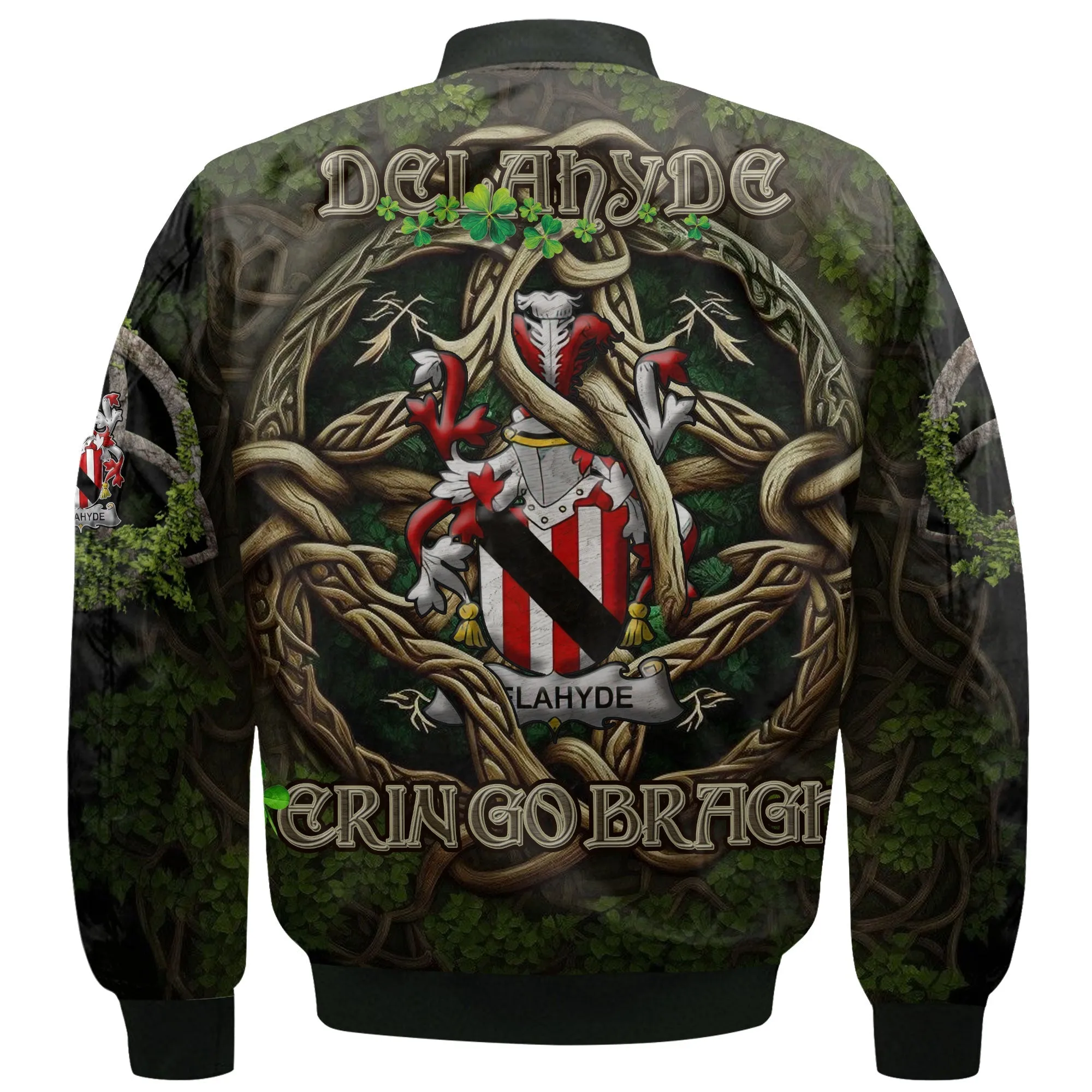 Delahyde Bomber Jackets Ireland Is My Root Style