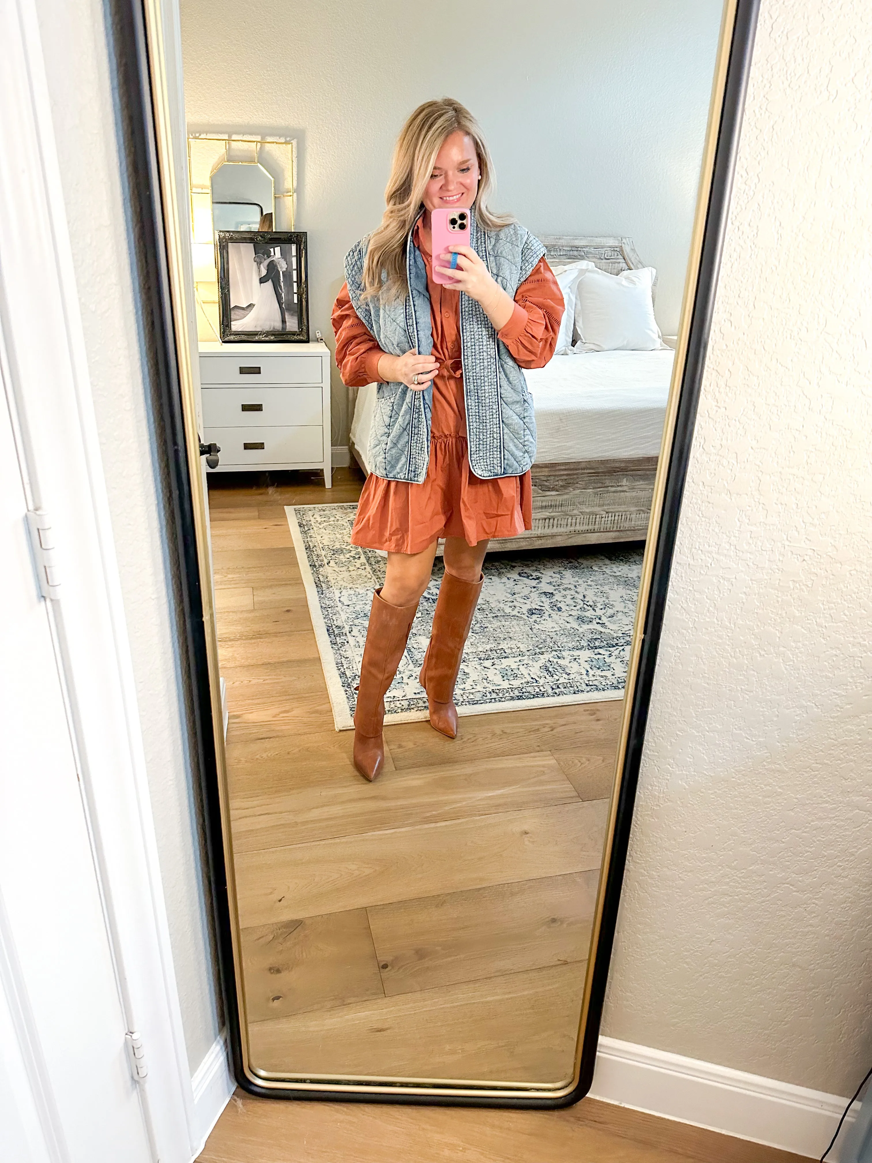 Denim Quilted Vest