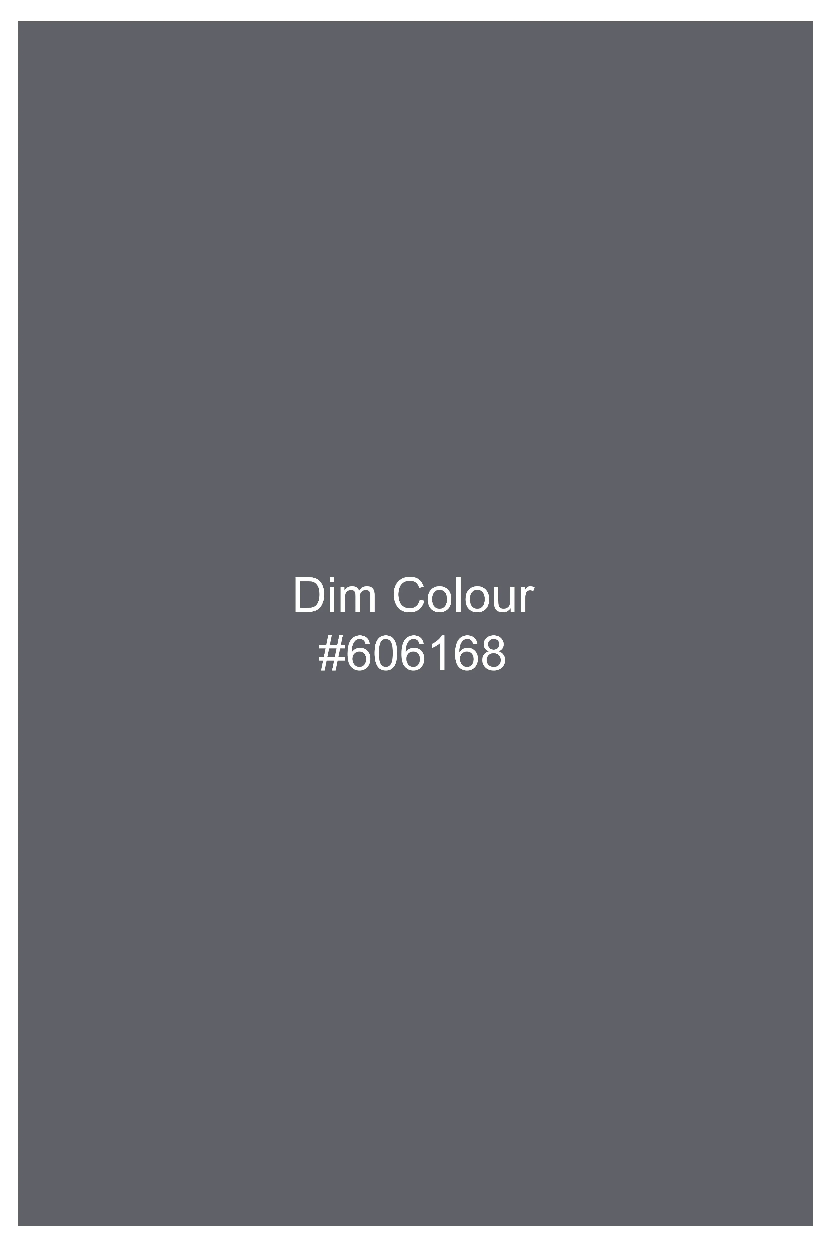 Dim Gray Luxurious Linen Single Breasted Blazer