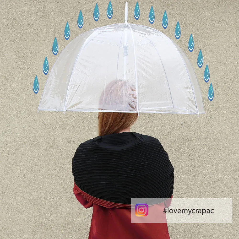 Dona Mycra Pac Umbrella Coat Mini Brick Red
