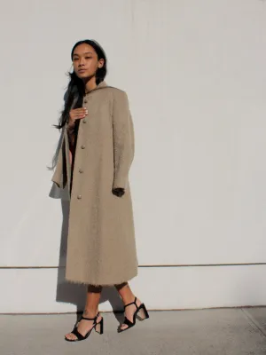 Ecru Mohair Coat