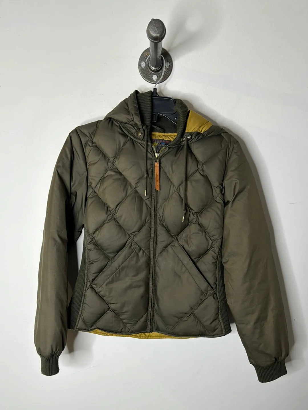Eddie Bauer Green Down Jacket