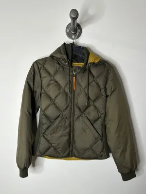 Eddie Bauer Green Down Jacket