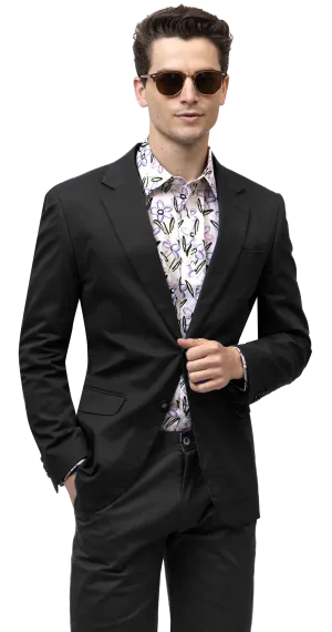 EJ Samuel CHJ01 Black Chino Blazer