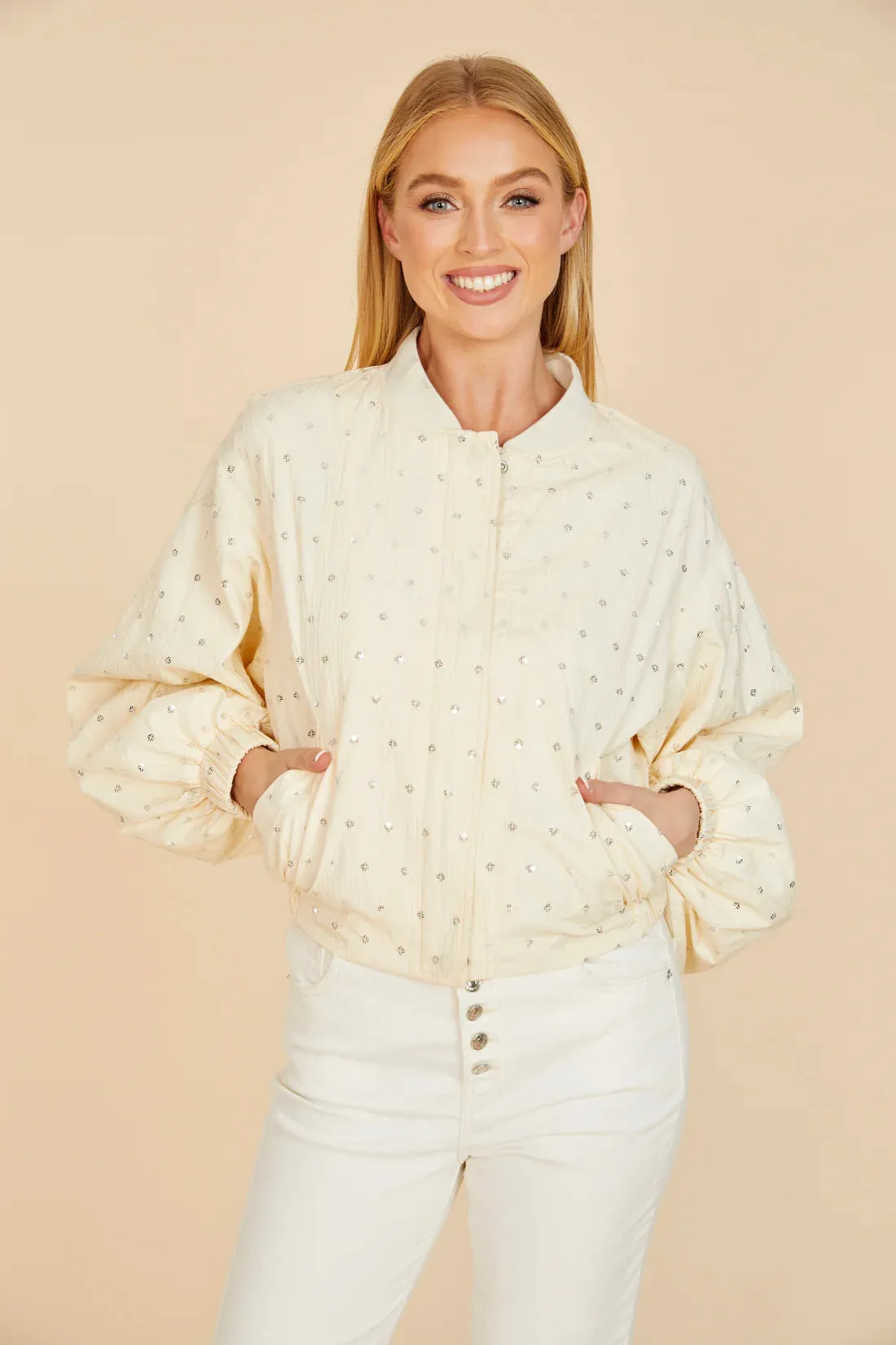 Embellished Sleeve Jkt 75434