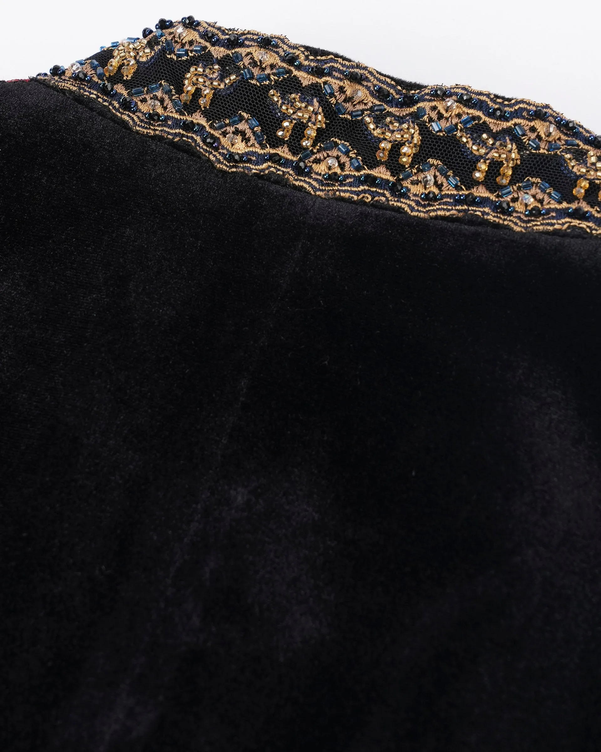 Embroidered High-Waist Blazer