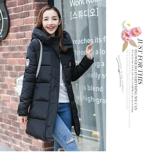 Fashion long women coat winter warm coat Cold weather warm outwear fake cotton coat jacket Winter Down Jacket Women Long Coat