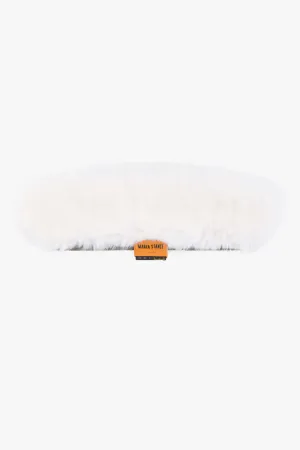 Faux Fur Collar - White