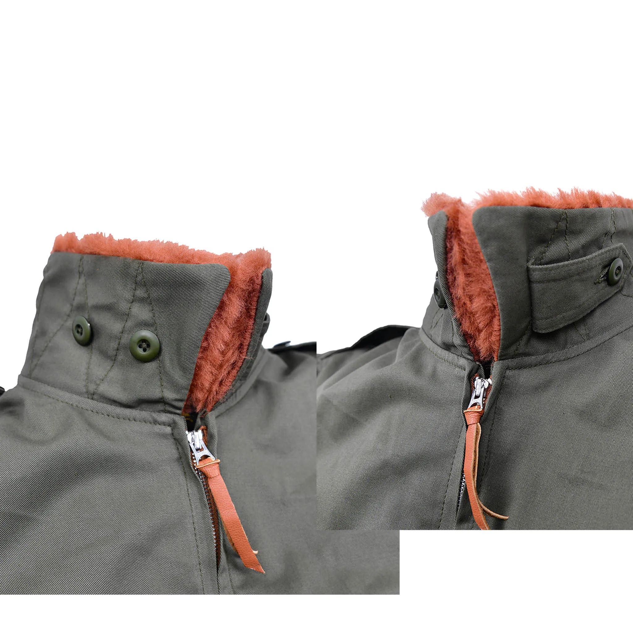 FiveStar Leather Type B10 USAAF Military Cloth Flight Jacket Gray Cotton Fabric