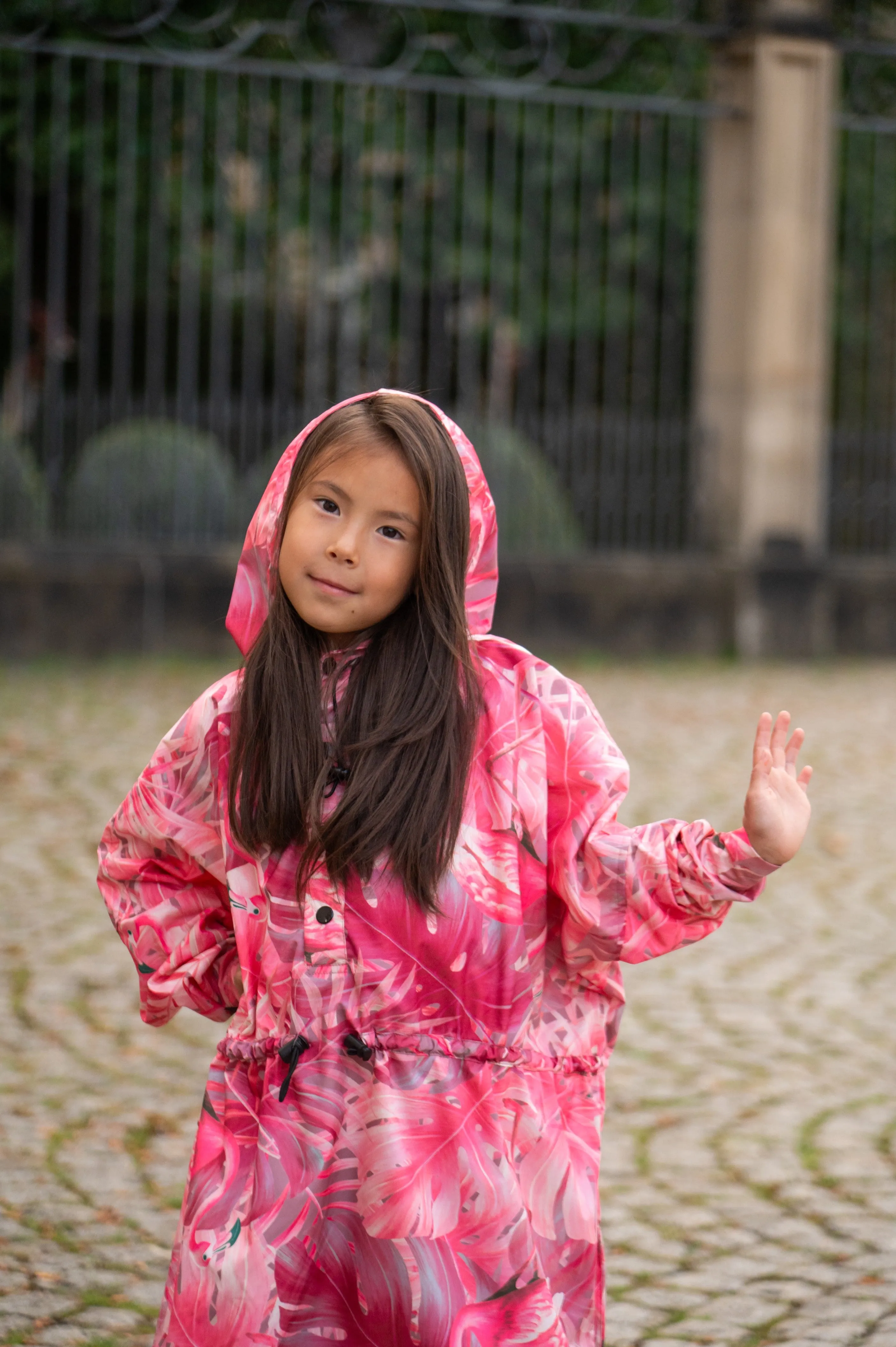 Flamingo Kids Poncho