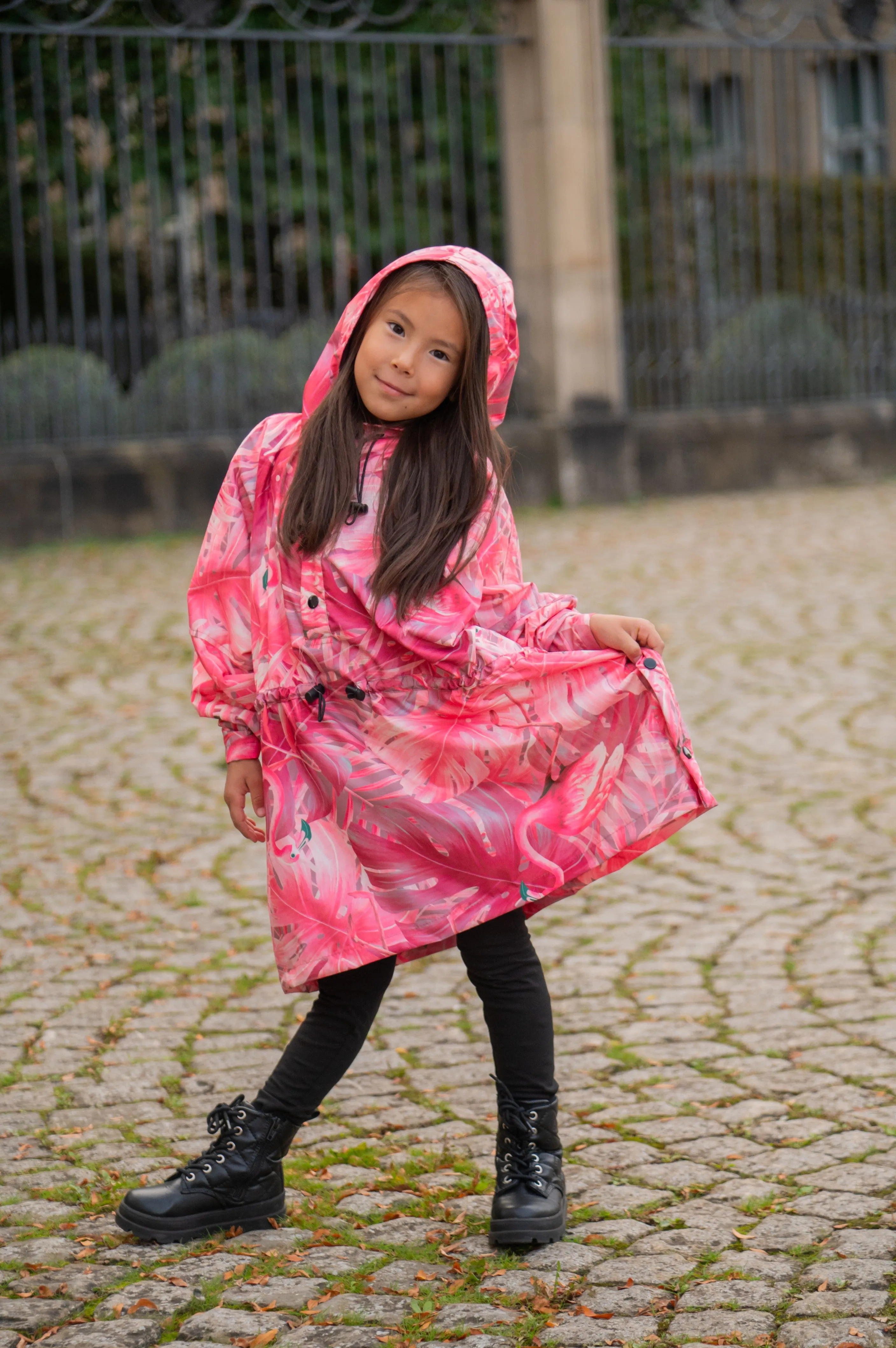 Flamingo Kids Poncho