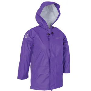 FlexBak Kids Raincoat 100% Waterproof Purple Size 4 to 14