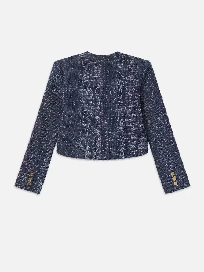 FRAME Denim Boucle Jacket