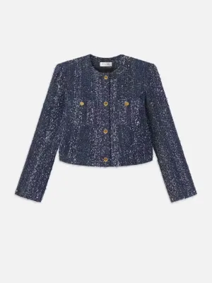 FRAME Denim Boucle Jacket