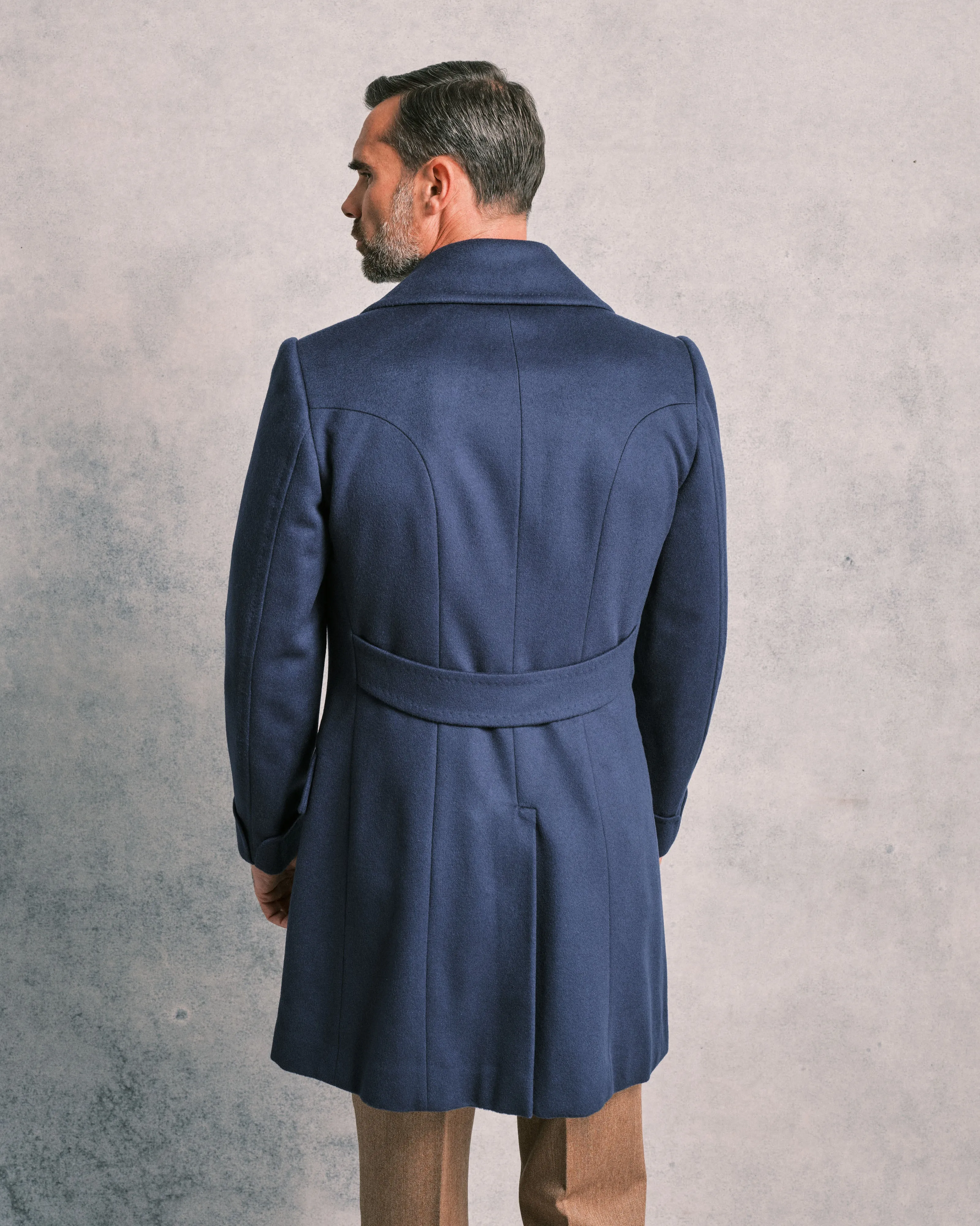 French Blue Bridge Coat