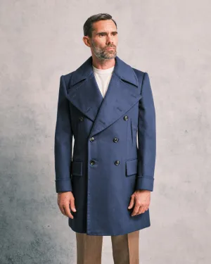 French Blue Bridge Coat