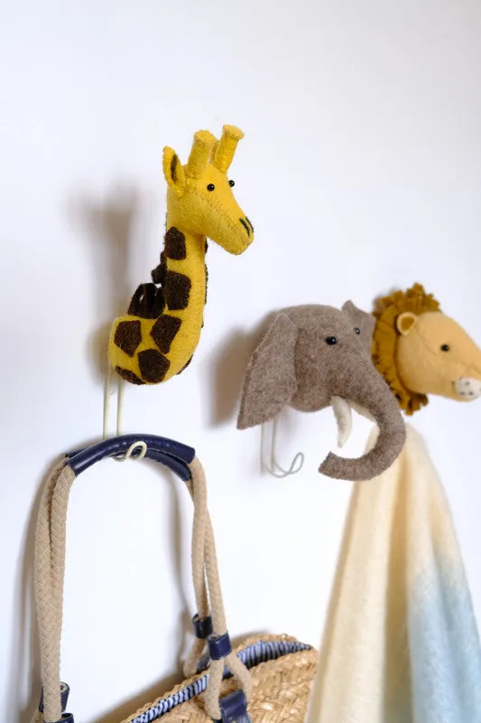 Giraffe Head Coat Hook