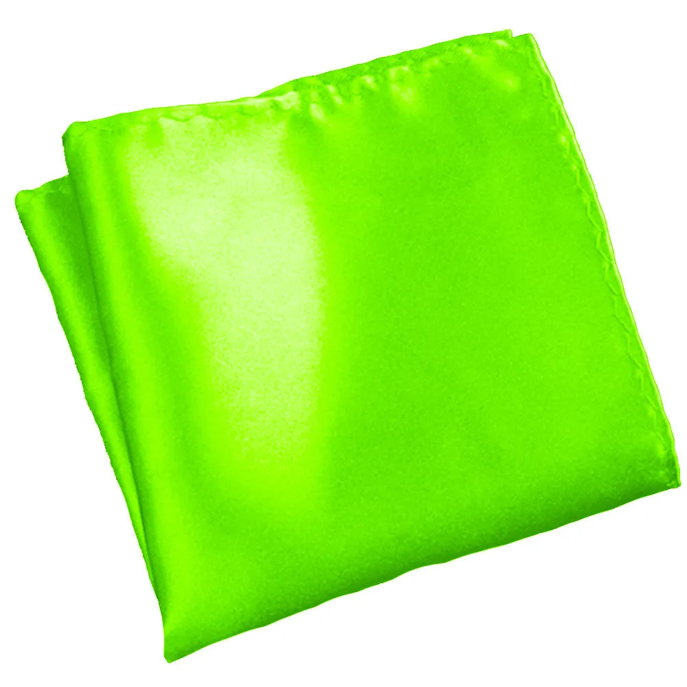 Harlequin Green [Silky Smooth] - Bow Tie and Pocket Square Matching Set