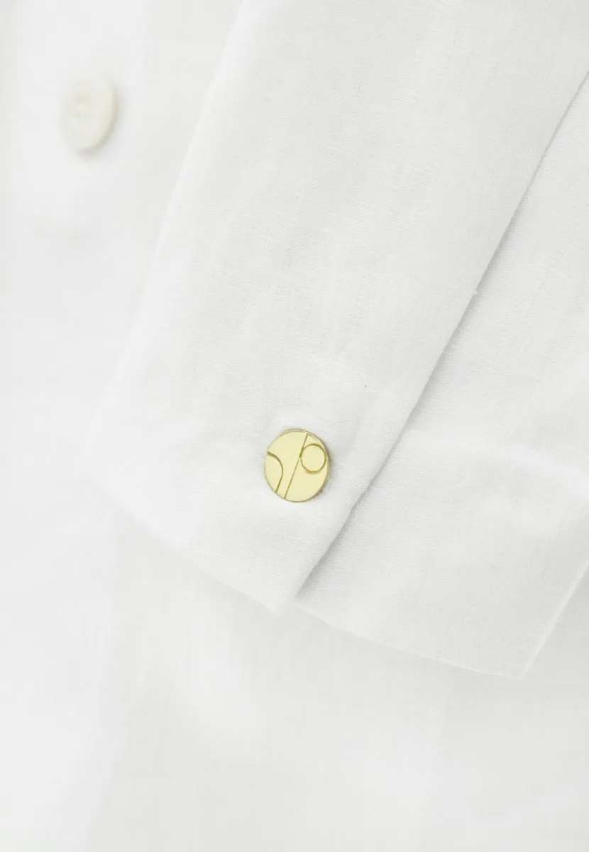 Havana  - Oversized Blazer - Porcelain
