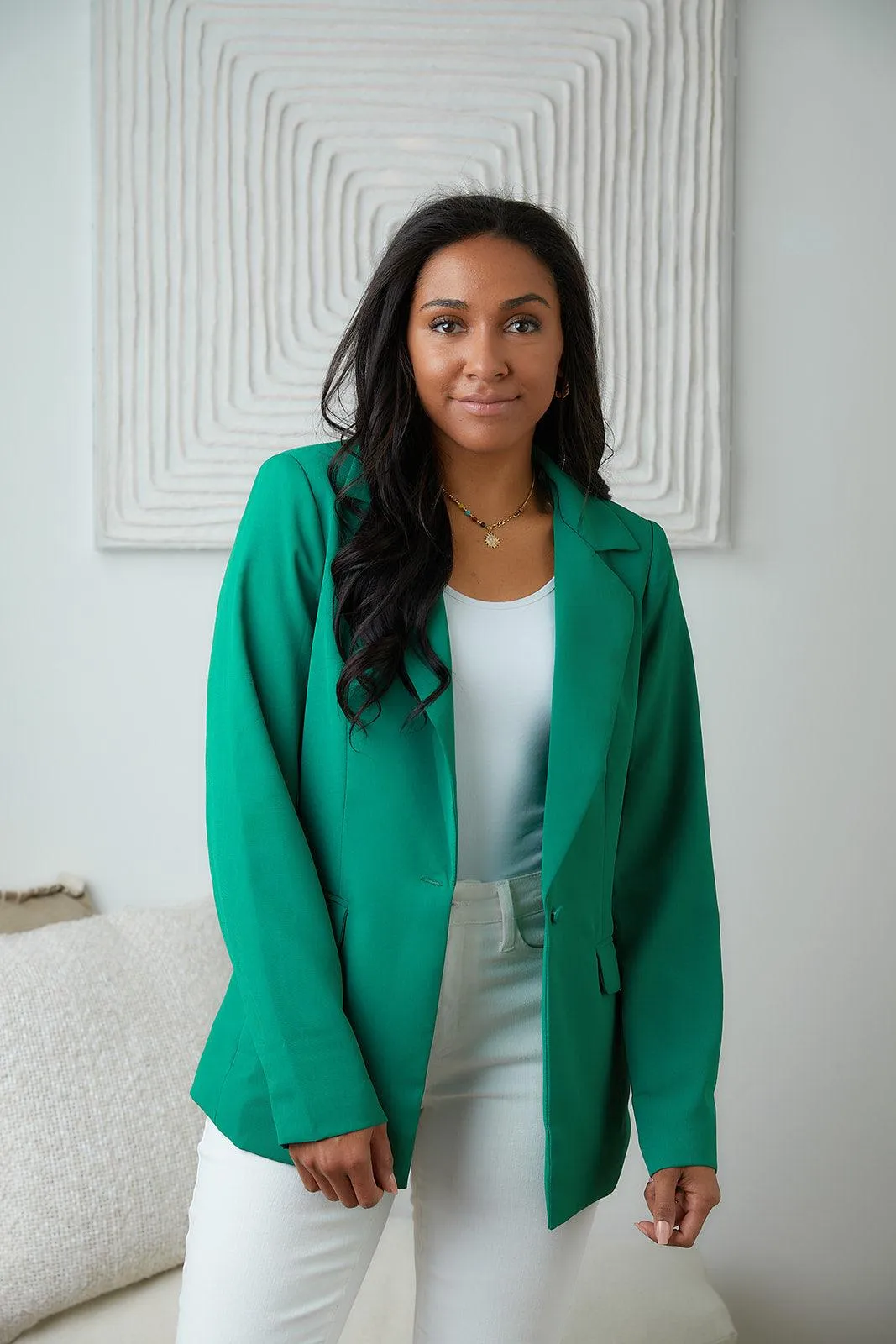 Hazel Blues® |  Business as Usual Blazer