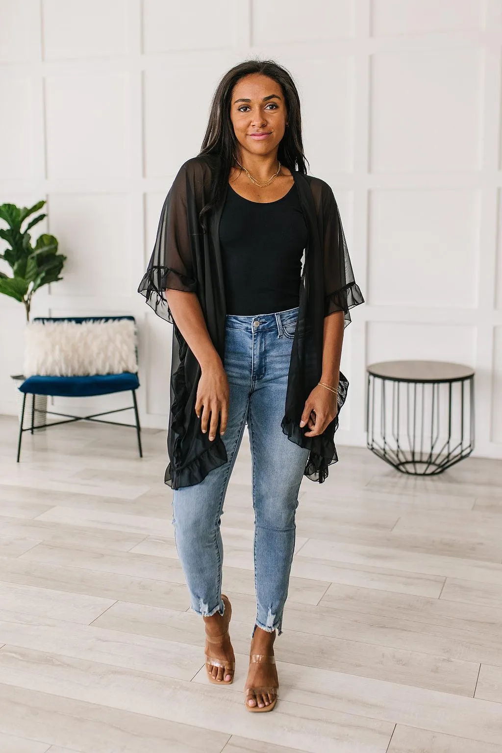 Hazel Blues® | Leave You Guessing Kimono