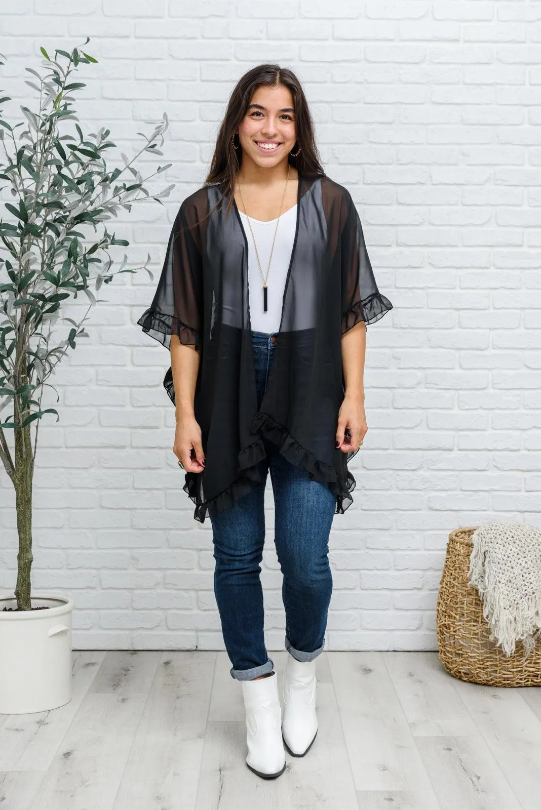 Hazel Blues® | Leave You Guessing Kimono
