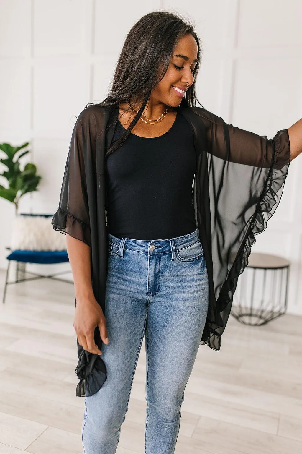 Hazel Blues® | Leave You Guessing Kimono