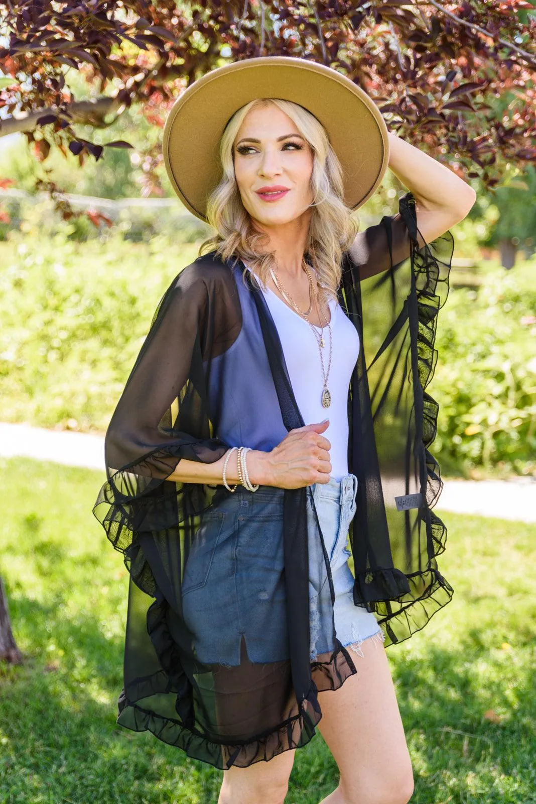Hazel Blues® | Leave You Guessing Kimono