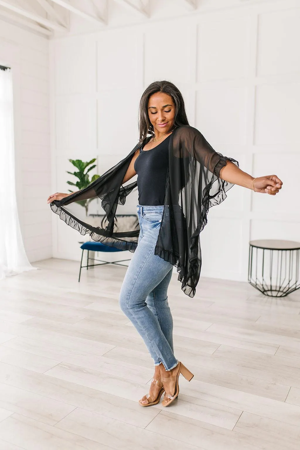 Hazel Blues® | Leave You Guessing Kimono