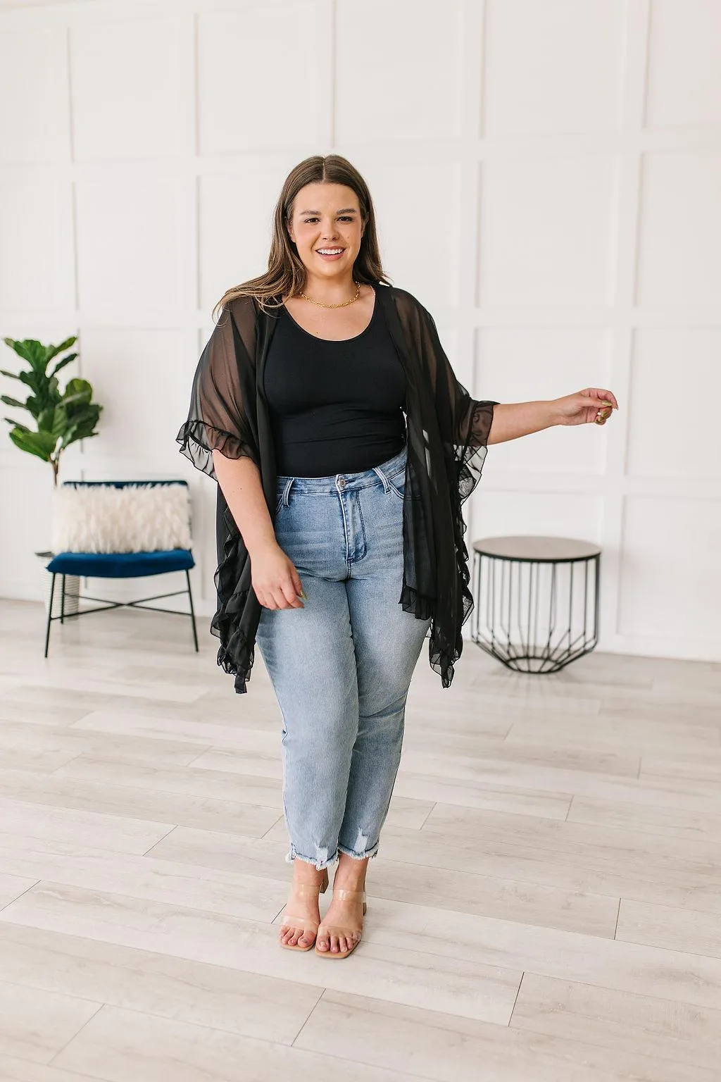 Hazel Blues® | Leave You Guessing Kimono