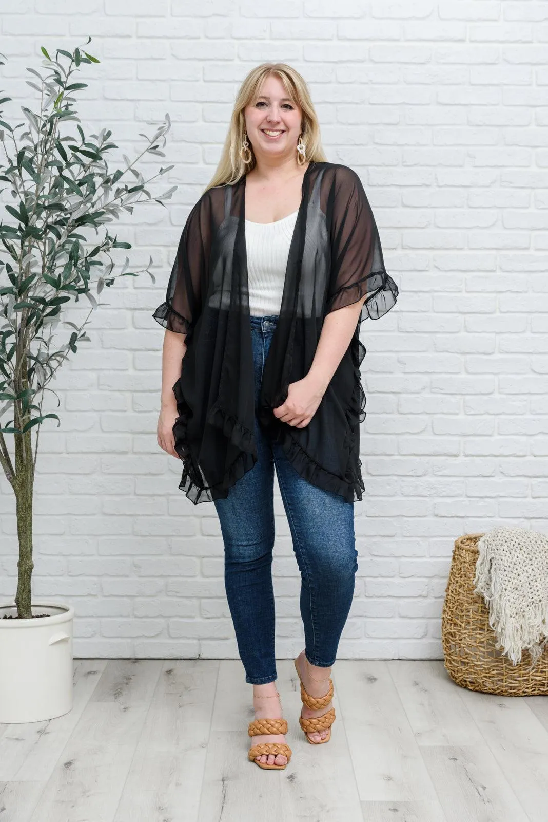 Hazel Blues® | Leave You Guessing Kimono