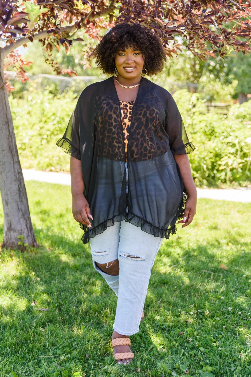 Hazel Blues® | Leave You Guessing Kimono
