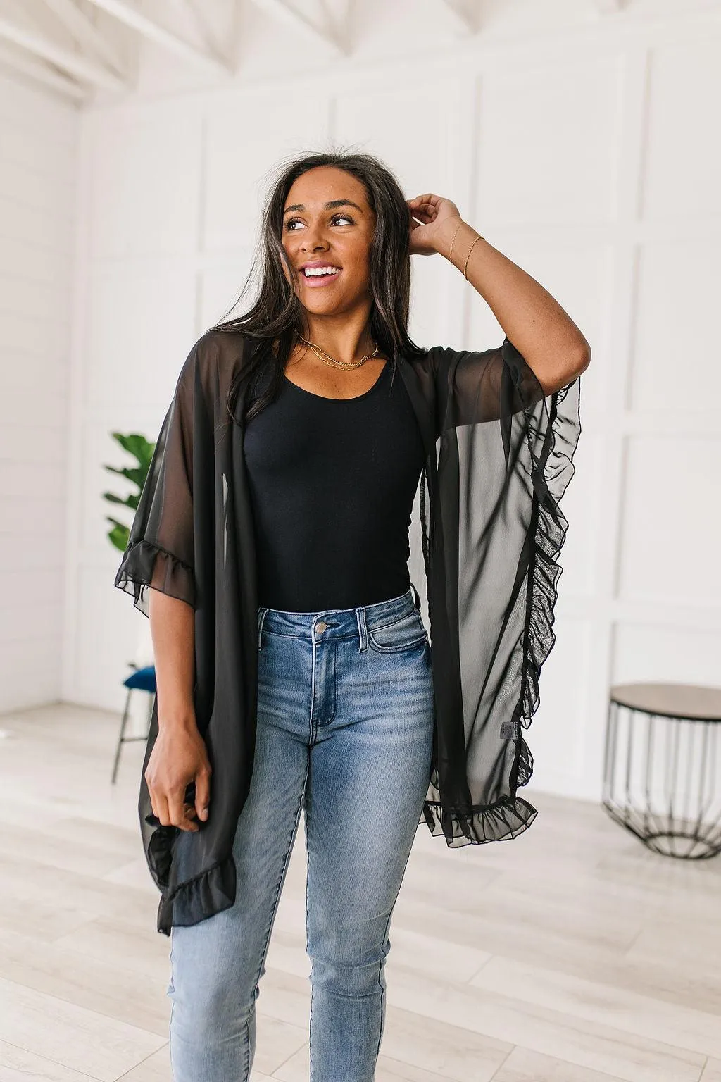Hazel Blues® | Leave You Guessing Kimono