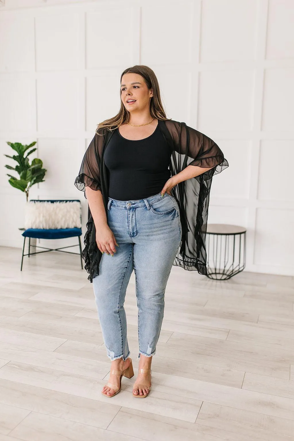 Hazel Blues® | Leave You Guessing Kimono