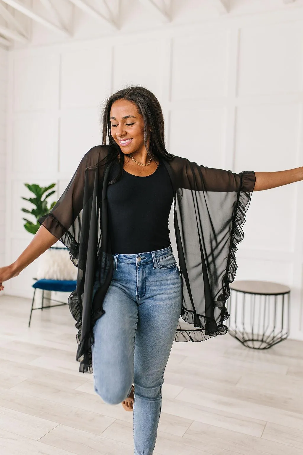 Hazel Blues® | Leave You Guessing Kimono