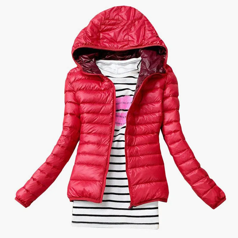 HD- Fashion Parkas Female Down Jacket Women Clothing Coat Color Overcoat Women Jacket Parka 538TN